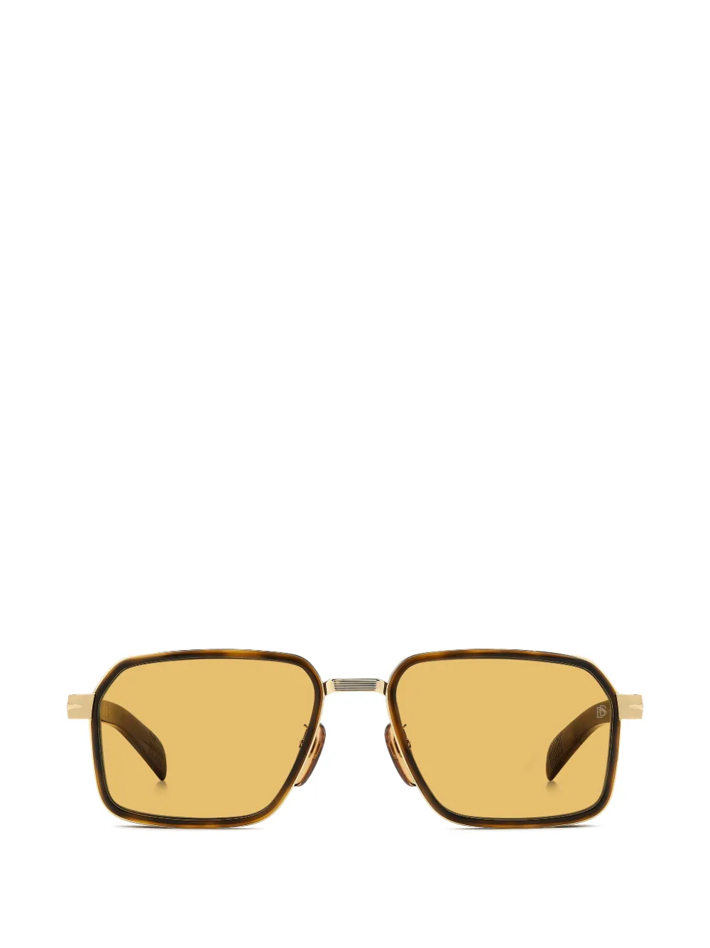 Eyewear by David Beckham geometric sunglasses - Braun
