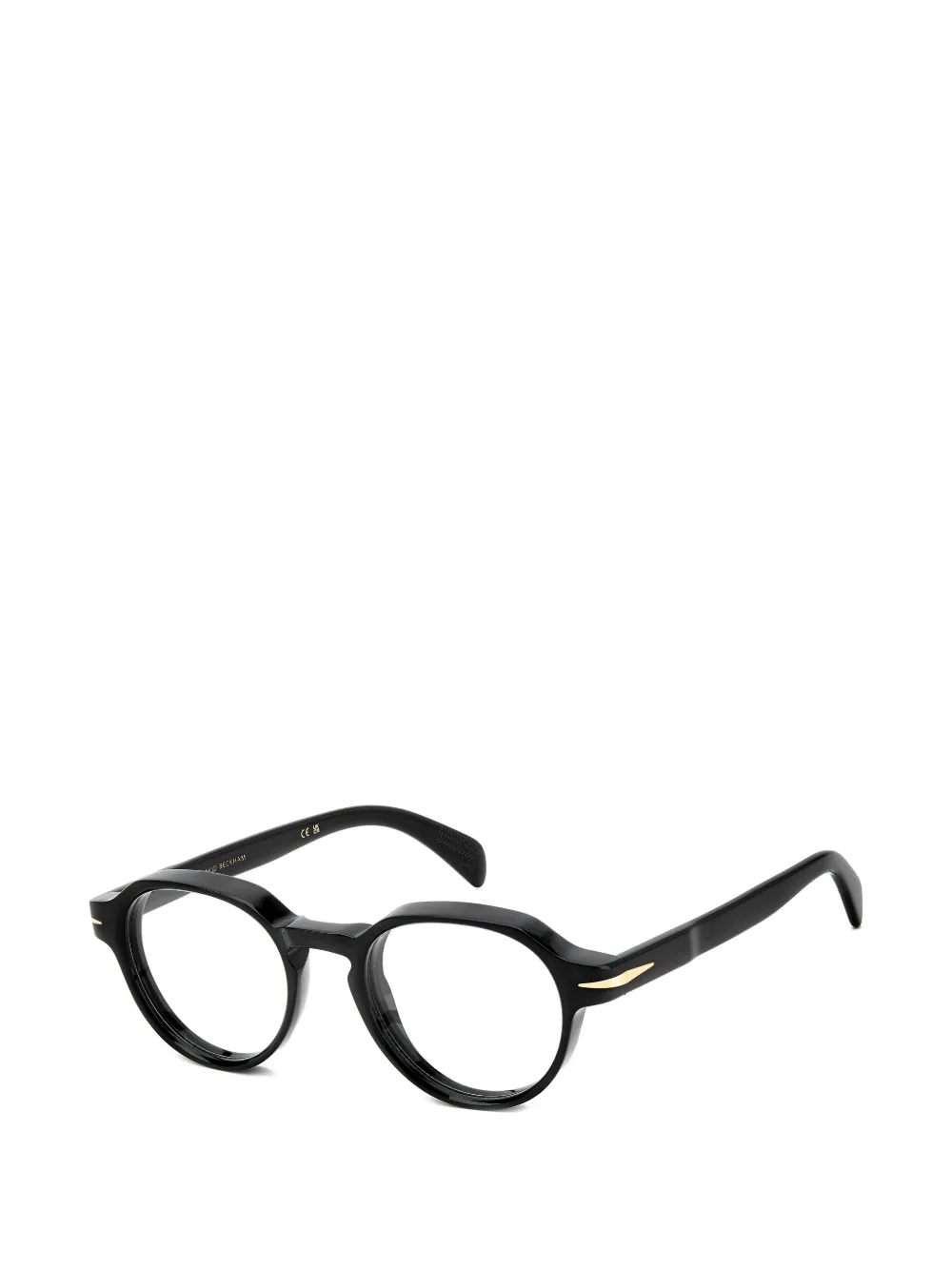 Eyewear By David Beckham Round-frame Glasses - Black 