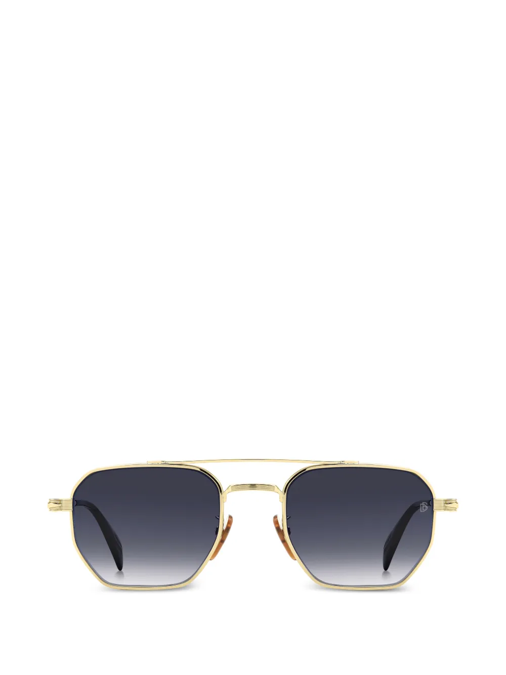 Eyewear by David Beckham geometric-frame sunglasses - Oro