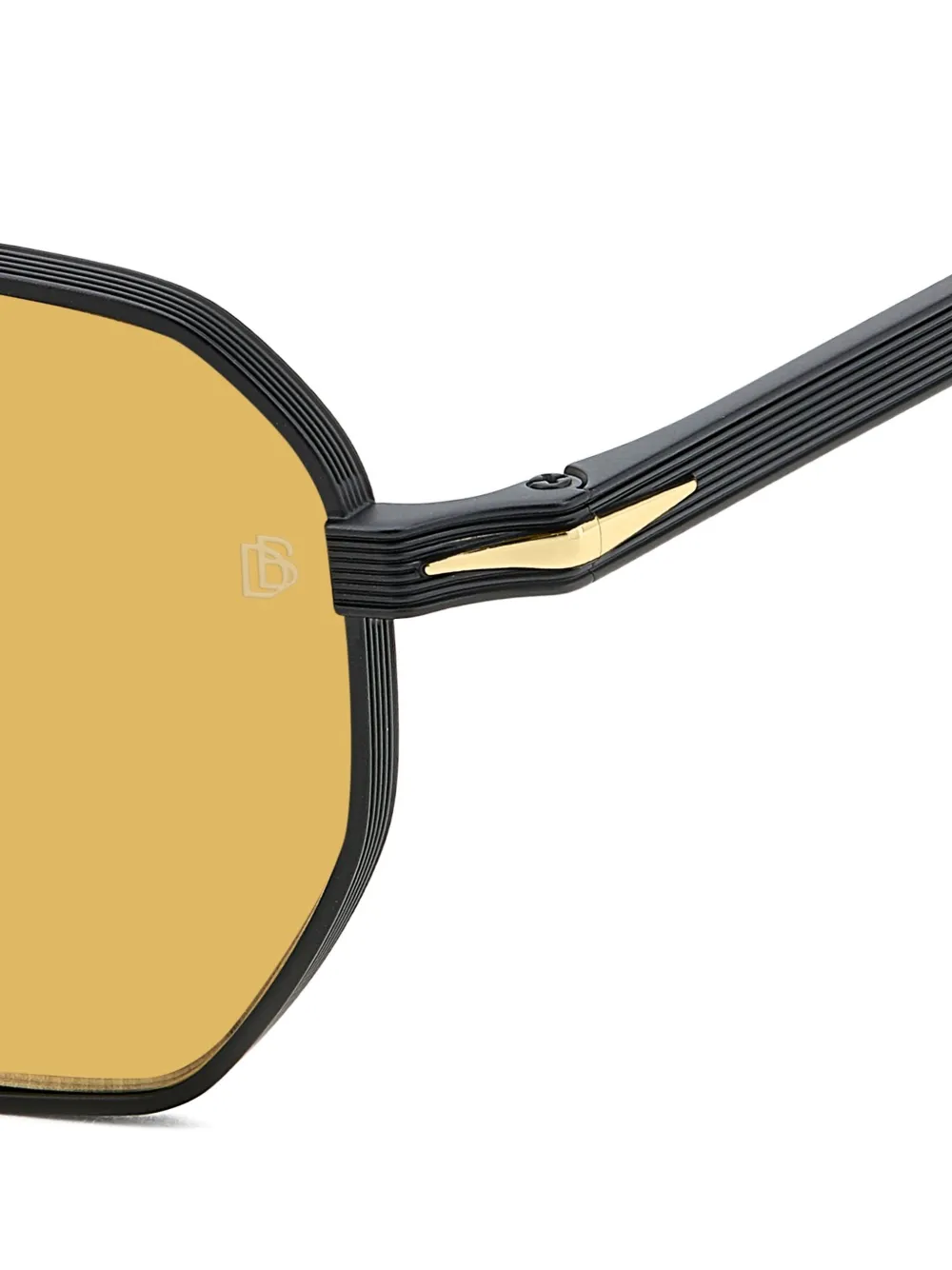  Eyewear By David Beckham Geometric-frame Sunglasses - Black 