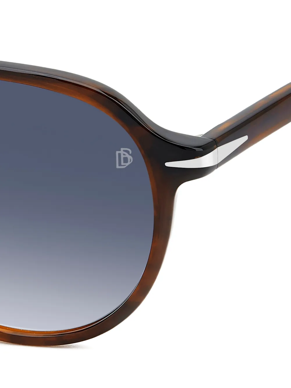 Eyewear by David Beckham Zonnebril met piloten montuur Bruin