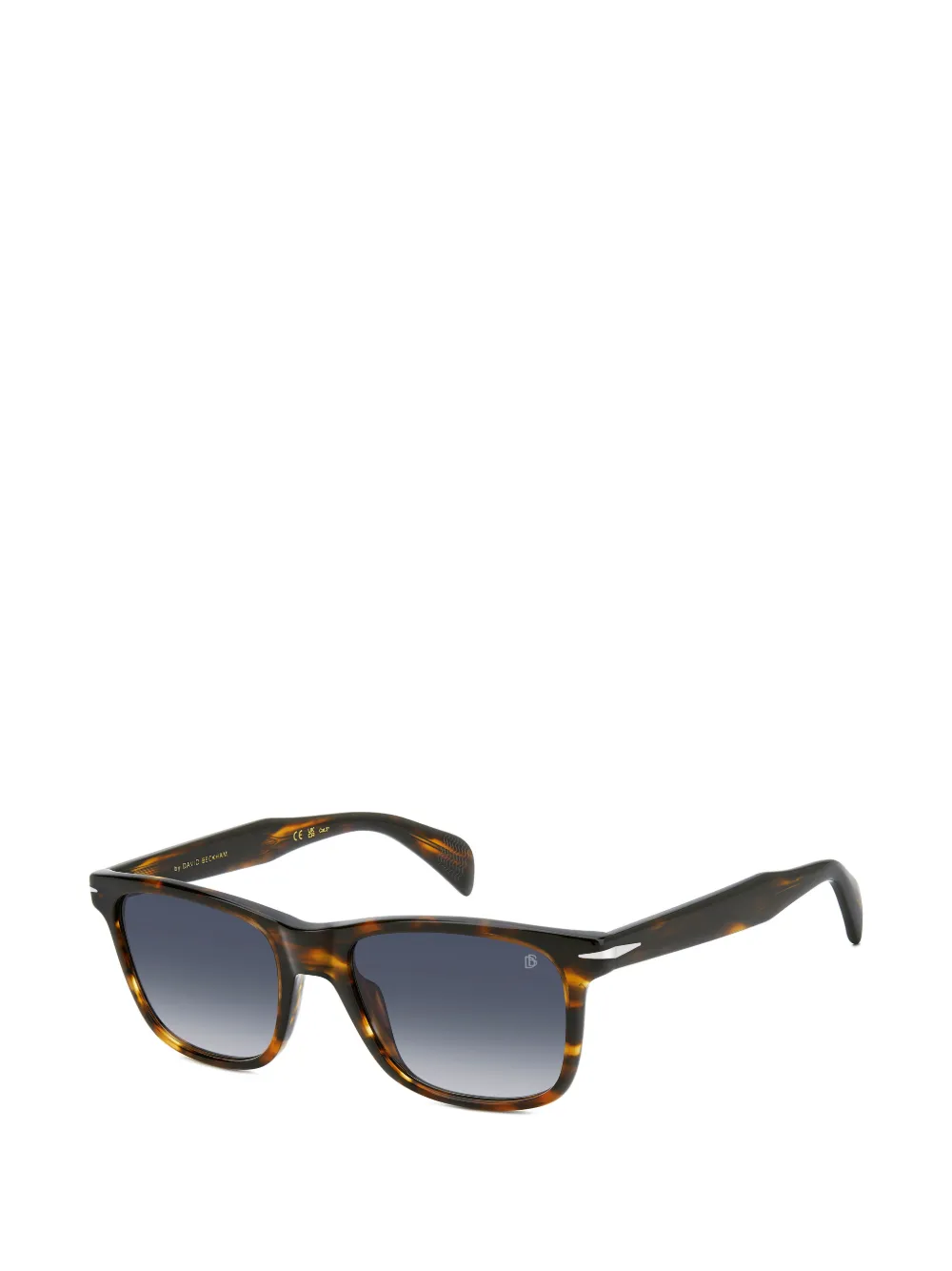 Eyewear by David Beckham Zonnebril met geometrisch montuur Bruin