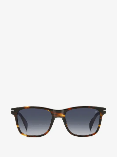 Eyewear by David Beckham lunettes de soleil rectangulaires à effet écailles de tortue