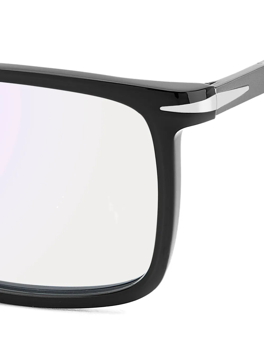  Eyewear By David Beckham Rectangular-frame Glasses - Black 