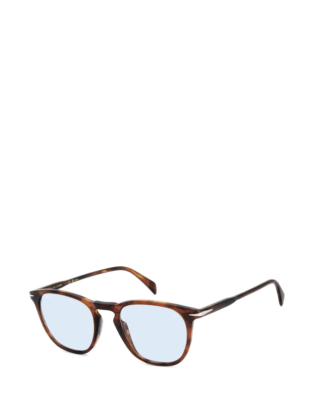 Eyewear by David Beckham Bril met rond montuur Bruin
