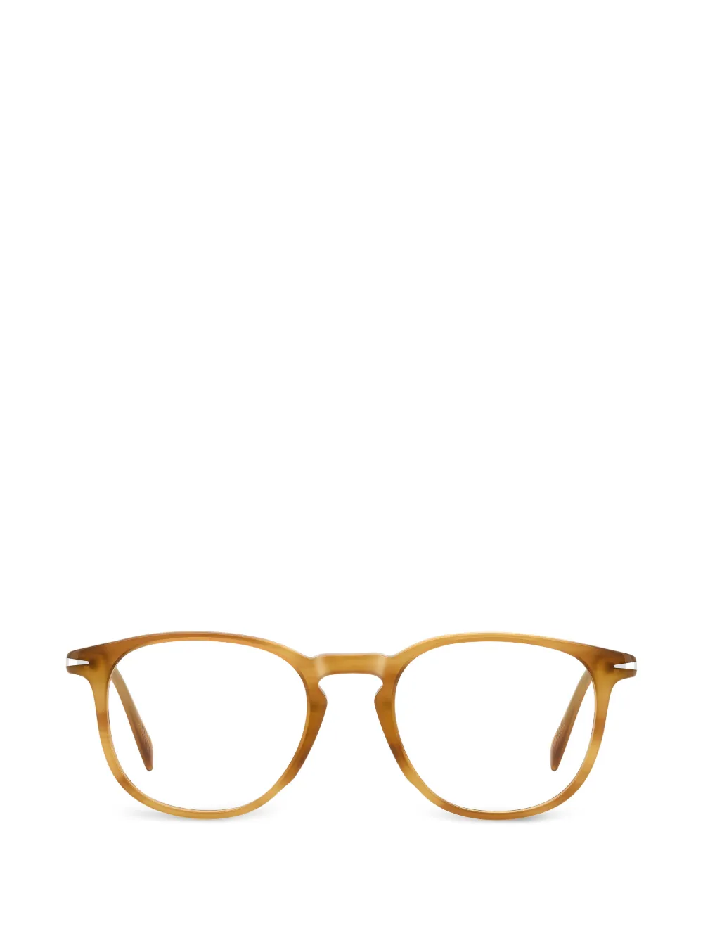 Eyewear by David Beckham round-frame browline glasses