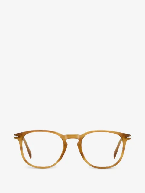 Eyewear by David Beckham round-frame browline glasses