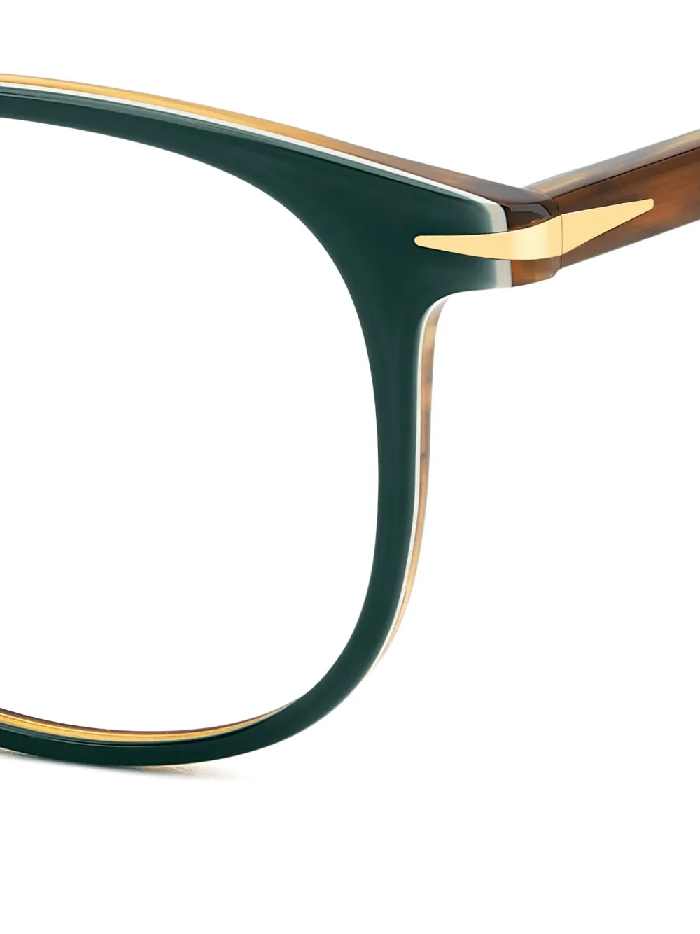  Eyewear By David Beckham Round-frame Glasses - Green 