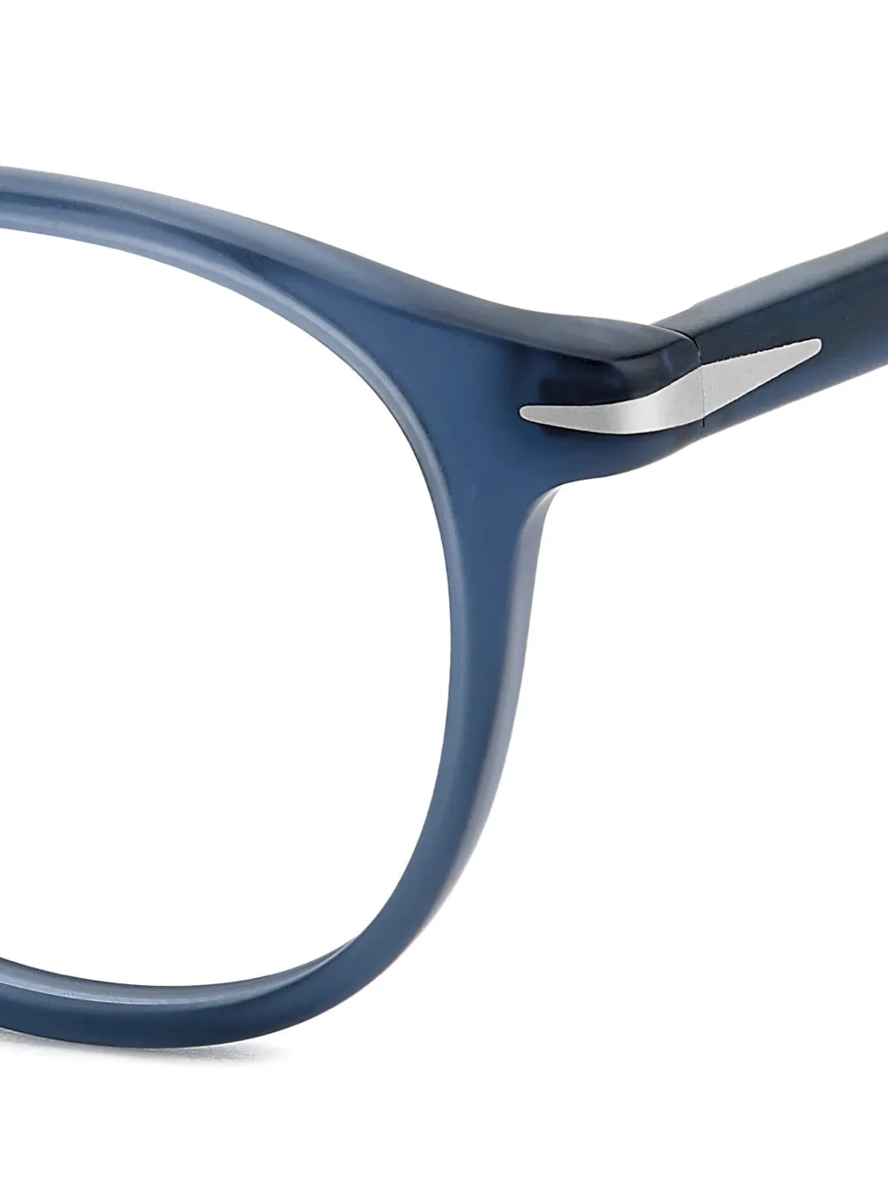  Eyewear By David Beckham Round-frame Glasses - Blue 