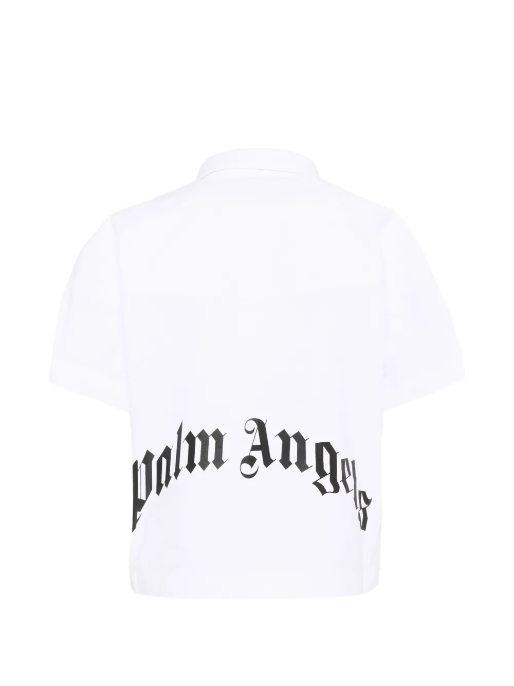 Palm Angels Kids Shirt met logopatch Wit