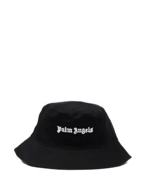 Palm Angels Kids バケットハット | ブラック | FARFETCH JP