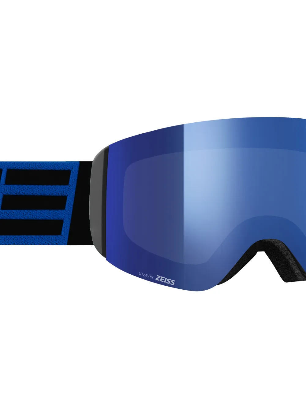 Salice Kids Gestreepte skibril Zwart