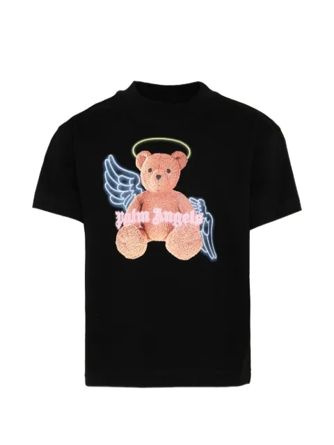 Palm Angels Kids teddy-print short-sleeve T-shirt