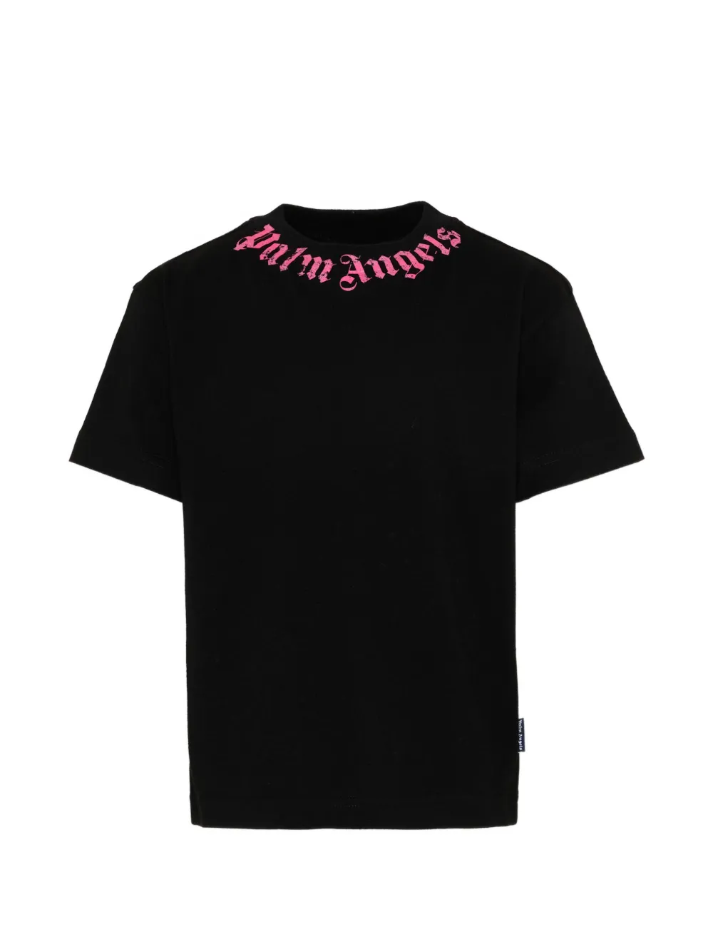 Palm Angels Kids logo-print T-shirt - Nero