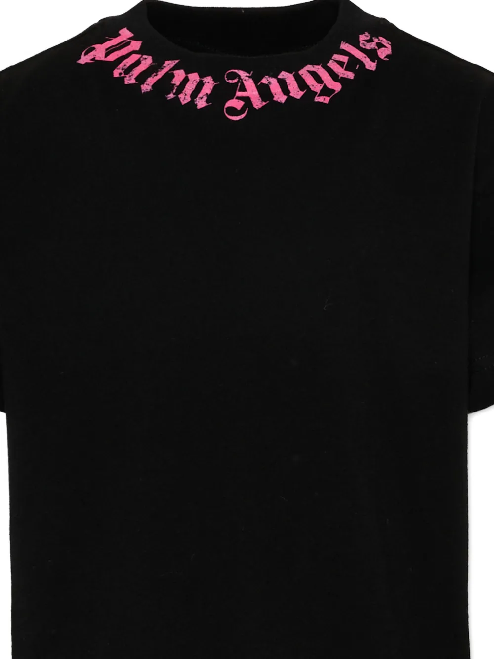 Palm Angels Kids T-shirt met logoprint Zwart