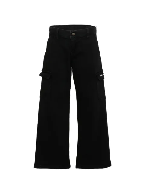 Palm Angels Kids logo-detail cargo pants 