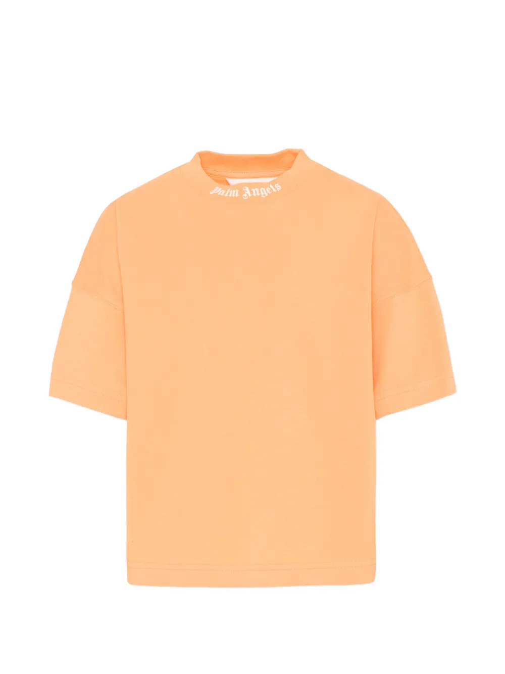 Palm Angels Kids logo-print short-sleeve T-shirt - Arancione
