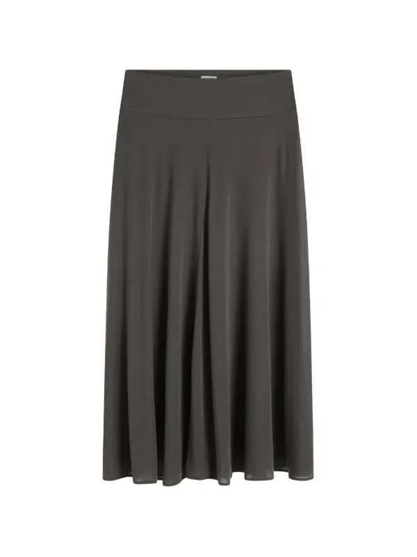 St. Agni Fluid Jersey Skirt in Grey