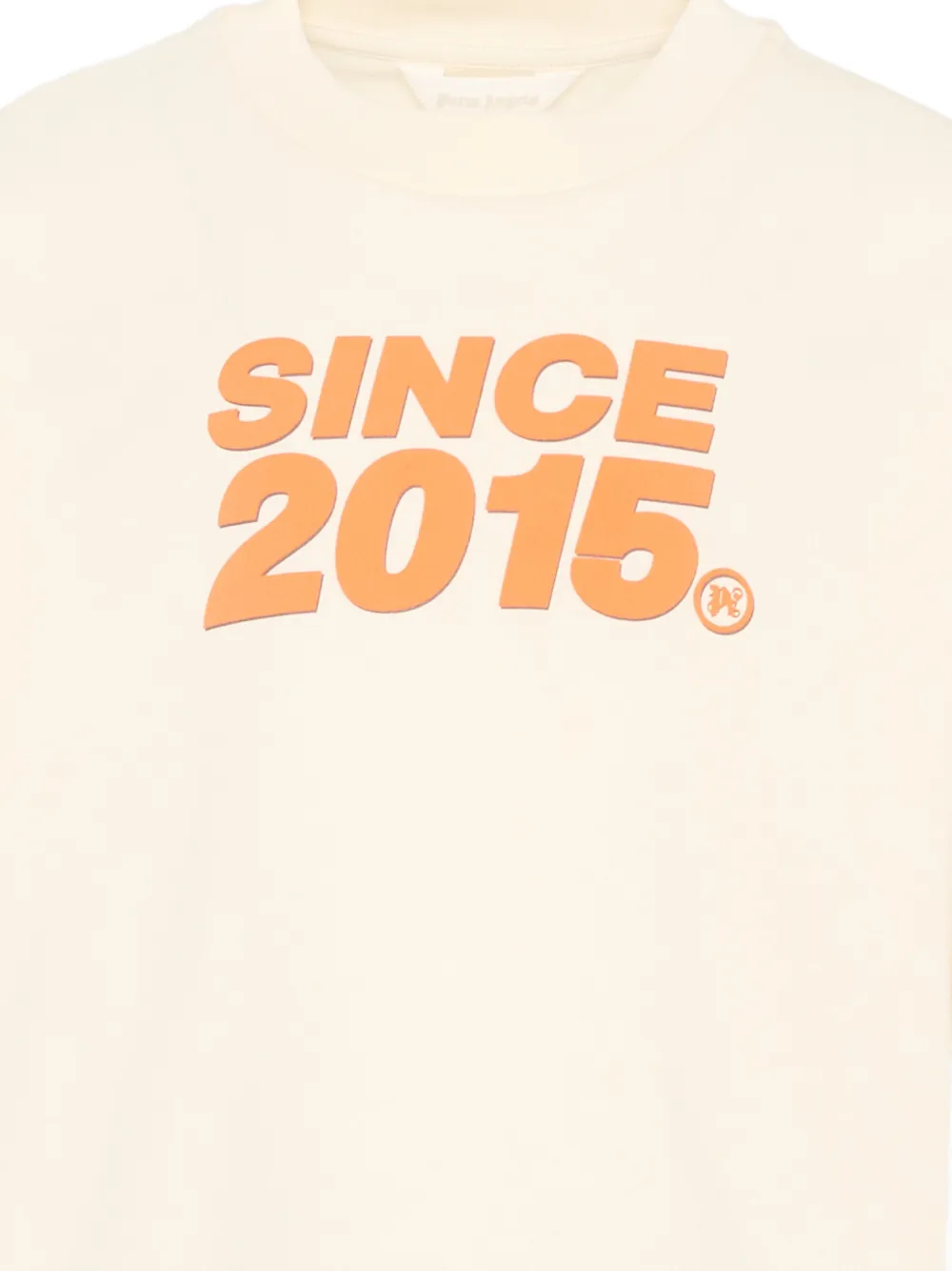 Palm Angels Kids T-shirt met grafische print en korte mouwen Beige