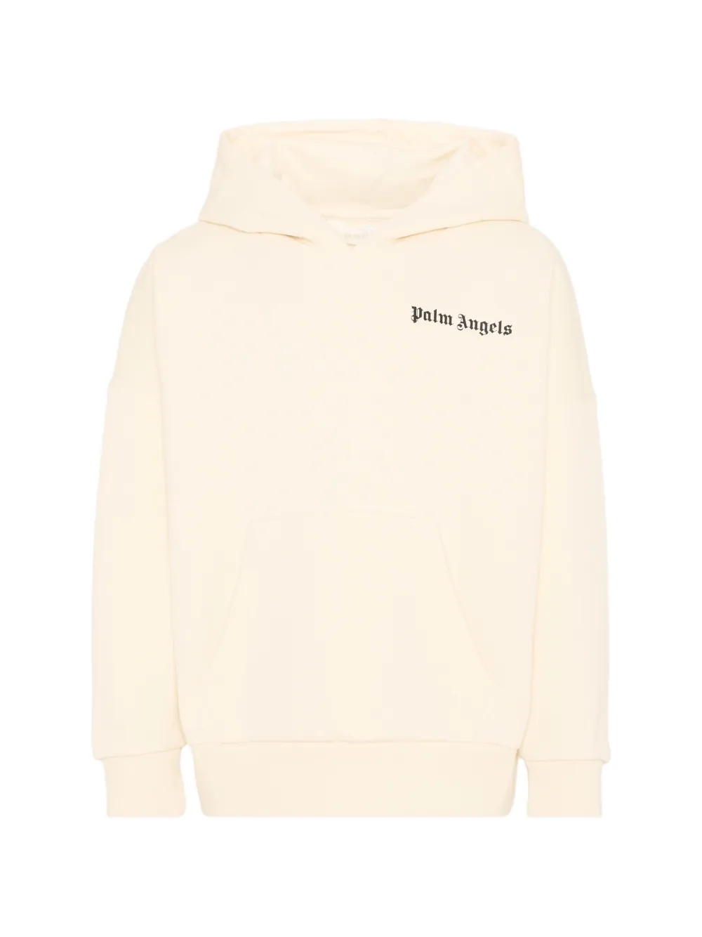 Palm Angels Kids logo-print hoodie - Toni neutri