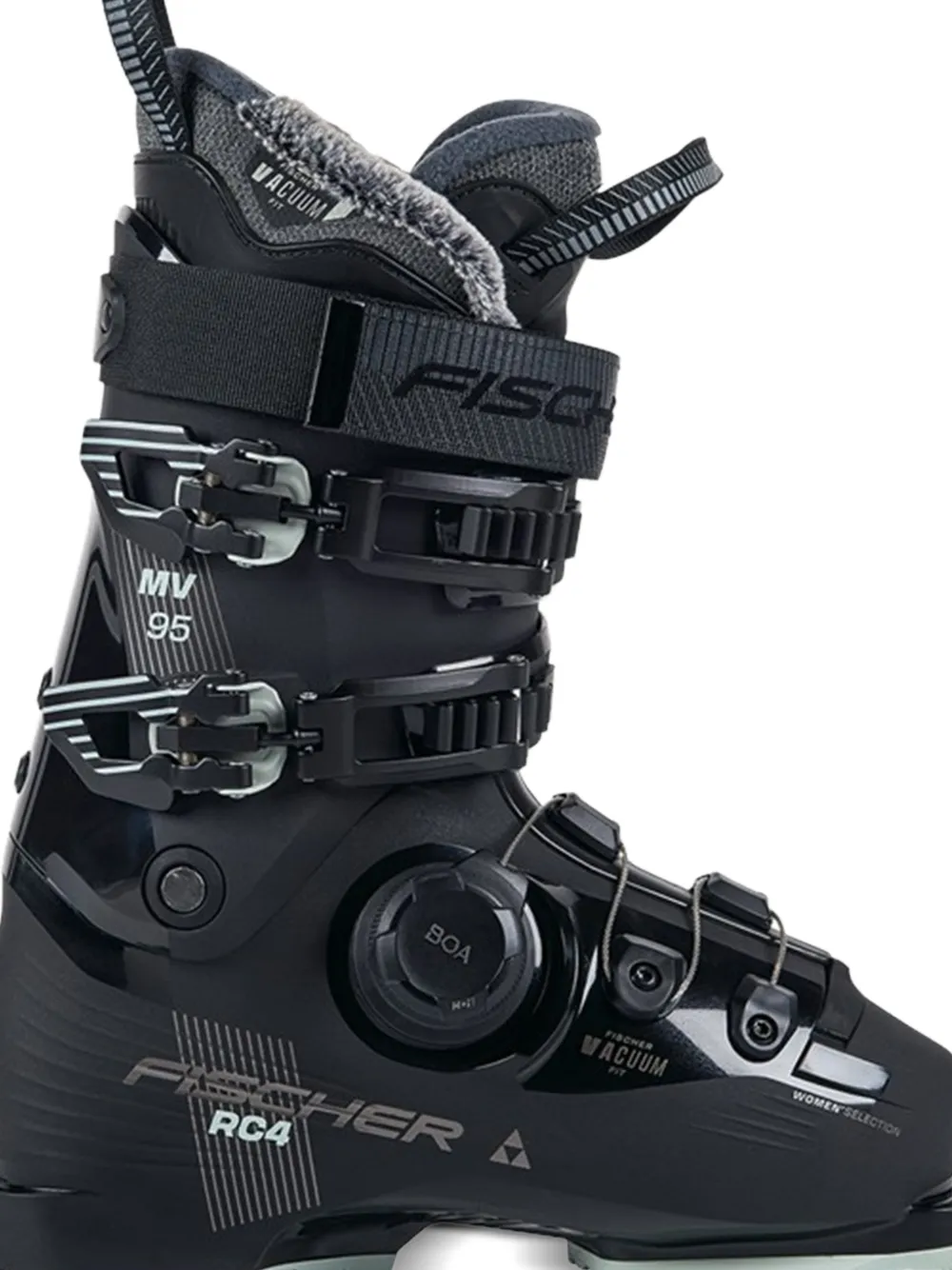  Fischer Rc4 95 Mv Boa Ski Boots - Black 