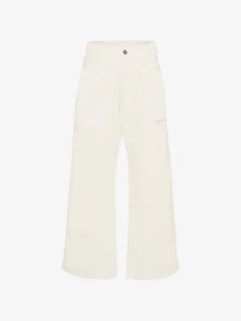 Palm Angels Kids logo-detail jeans