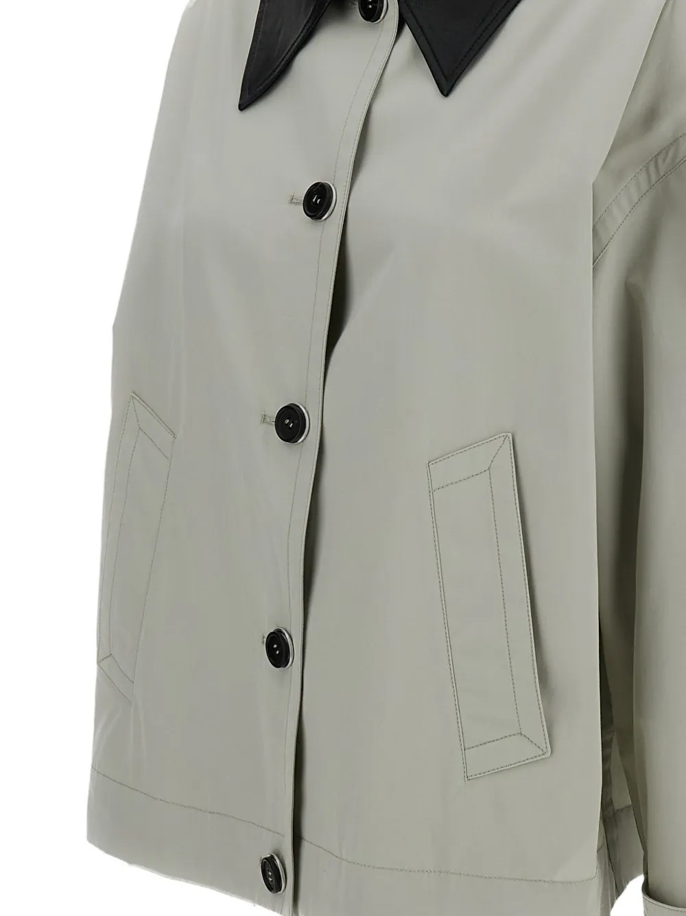  Durazzi Milano Collar Button-up Jacket - Neutrals 