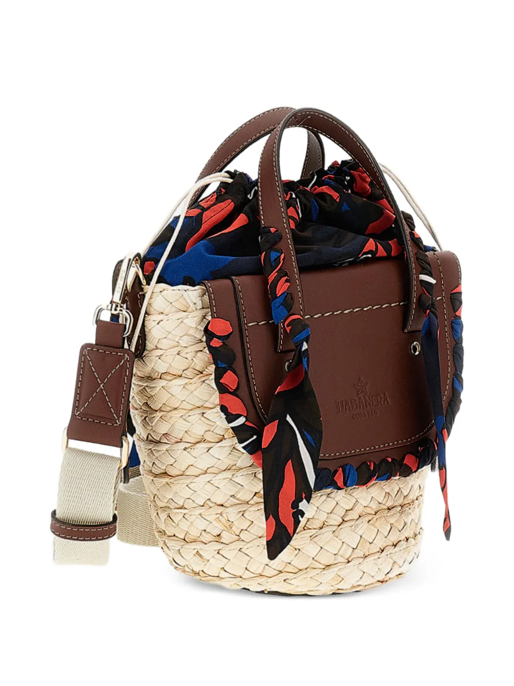  Cuba Lab Habanera Silk Tote Bag - Brown 