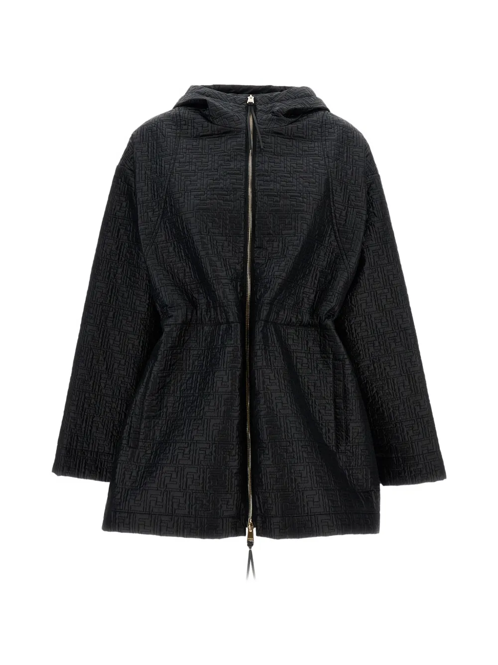 FENDI ff-motif parka jacket - Nero
