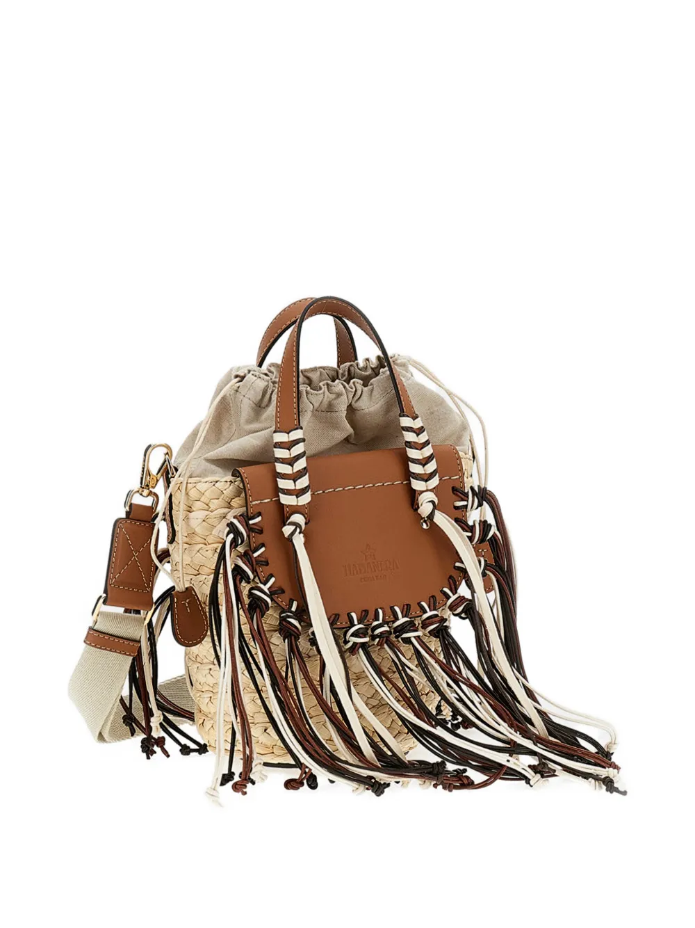  Cuba Lab Tassel Top-handle Clutch Bag - Neutrals 