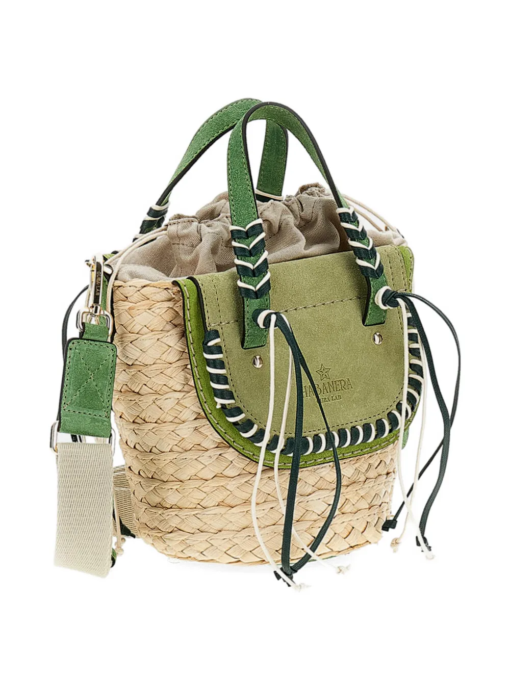  Cuba Lab Braided Top-handle Clutch Bag - Neutrals 