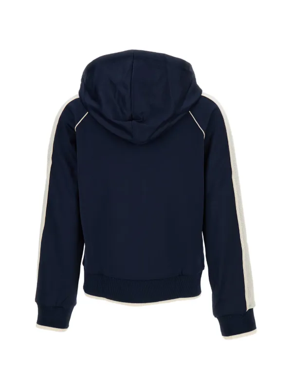 Wales Bonner ジップアップ パーカー | ブルー | FARFETCH JP
