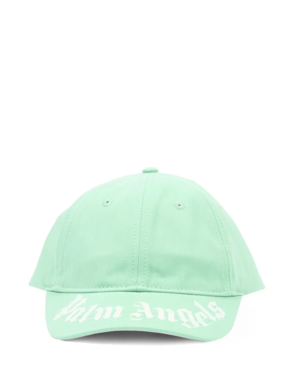 Palm Angels Kids logo baseball cap - Verde
