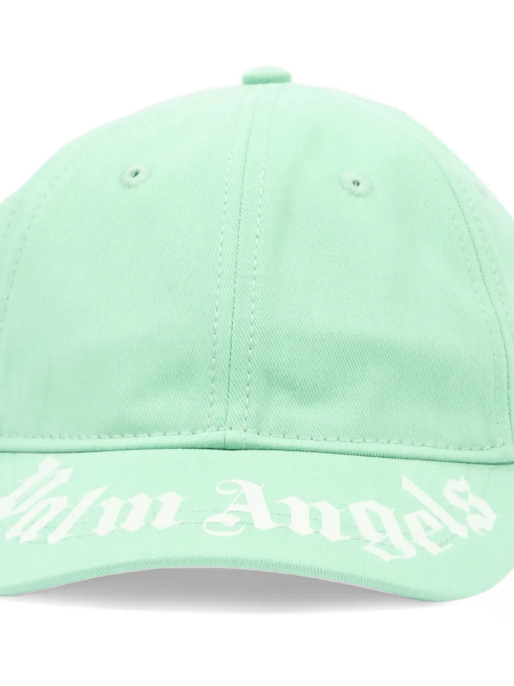 Palm Angels Kids Honkbalpet met logo Groen