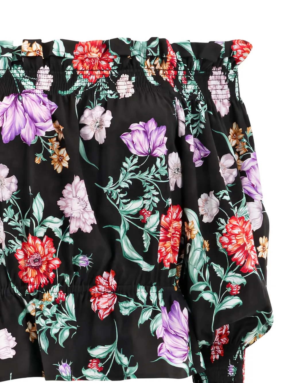  Christy Lynn Vienna Floral Blouse - Black 