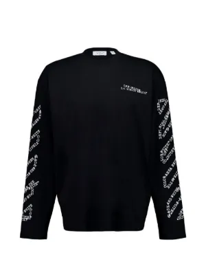 Off-White グラフィック ロングTシャツ | ブラック | FARFETCH JP