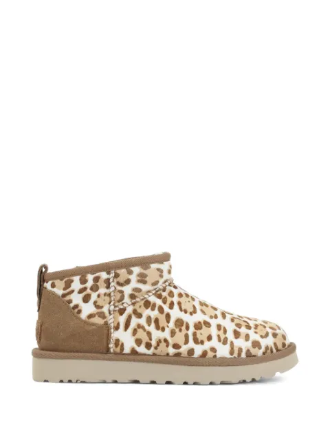 UGG leopard print mini boots