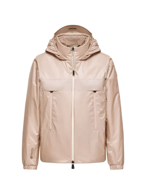 Moncler Grenoble Fergana Wahterproof Hooded Jacket in Neutrals