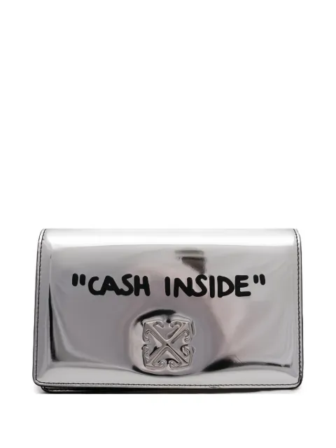 Off-White chain-strap clutch bag