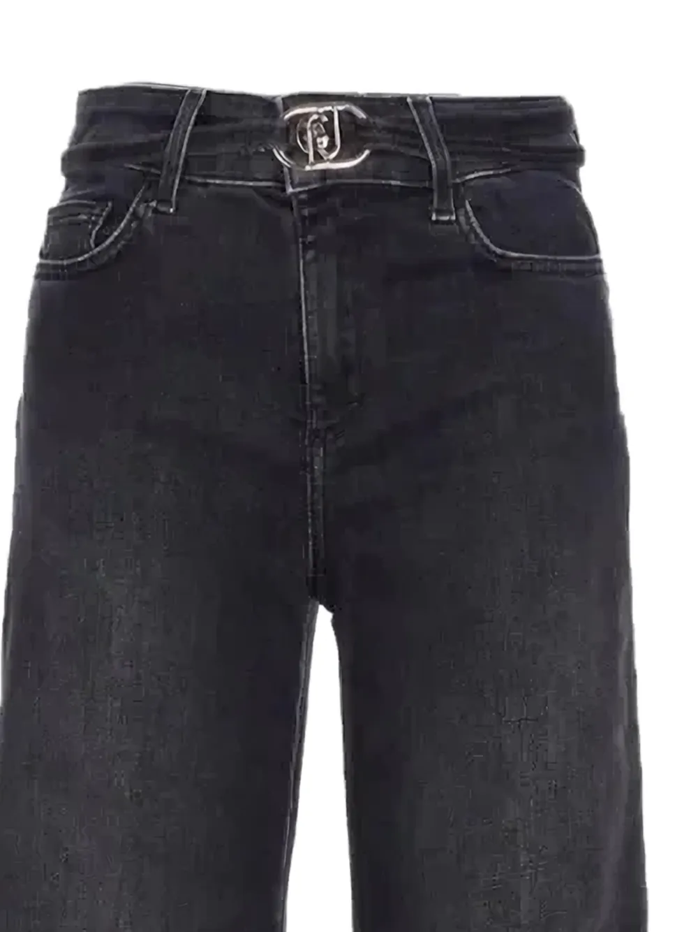 LIU JO Jeans met logoriem Zwart