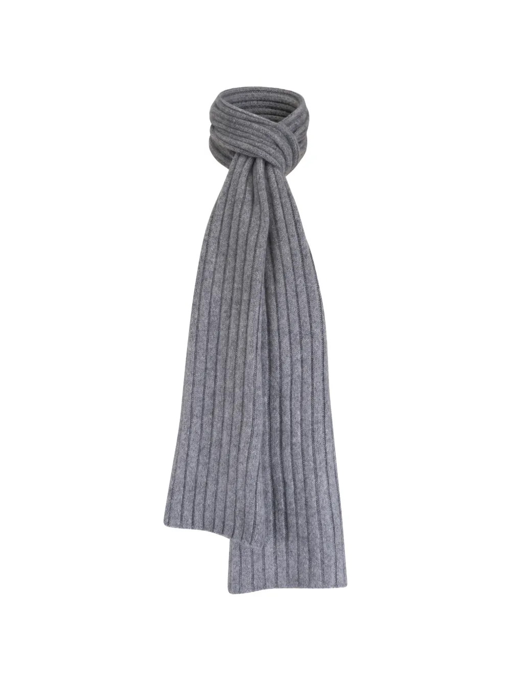 Fedeli ribbed scarf | Grey | Image 1