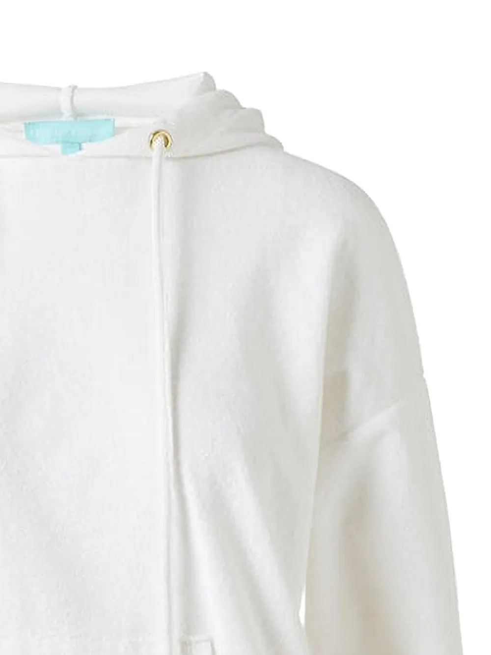  Melissa Odabash Nora Drawstring Sweatshirt - White 