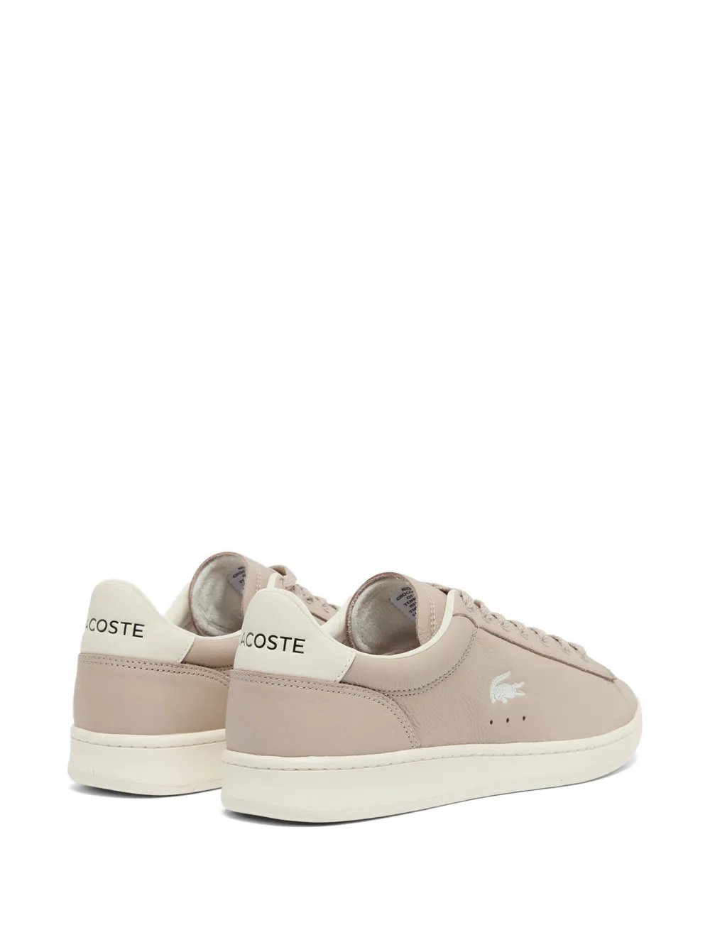 Lacoste Carnaby sneakers met logodetail Beige