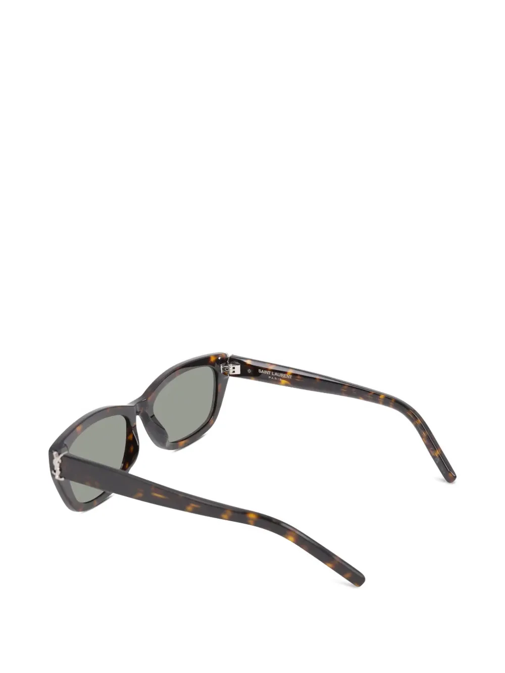 Saint Laurent Eyewear Zonnebril met cat-eye montuur Bruin
