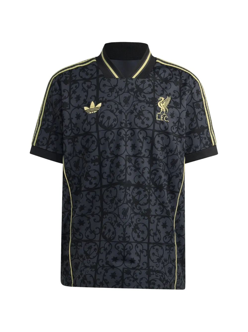 adidas x Liverpool FC embroidered jersey - Grigio