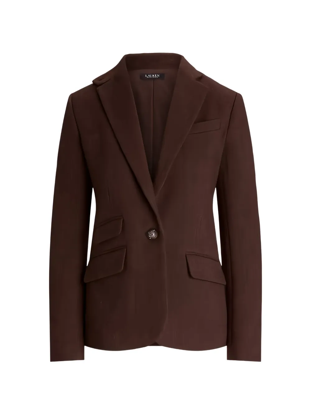Lauren Ralph Lauren notched-lapels tailored blazer - Braun