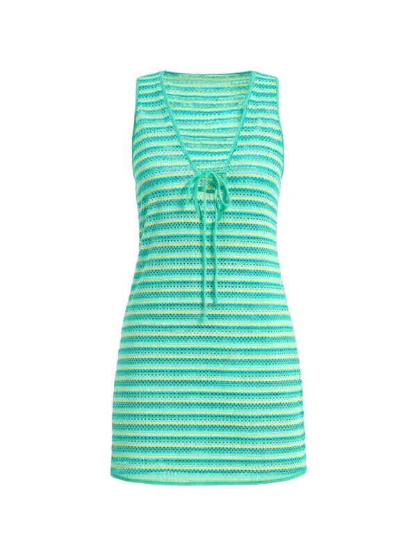 beach dress seafolly Seafolly Beach Club Shirred Maxi Dress - Powder Blue