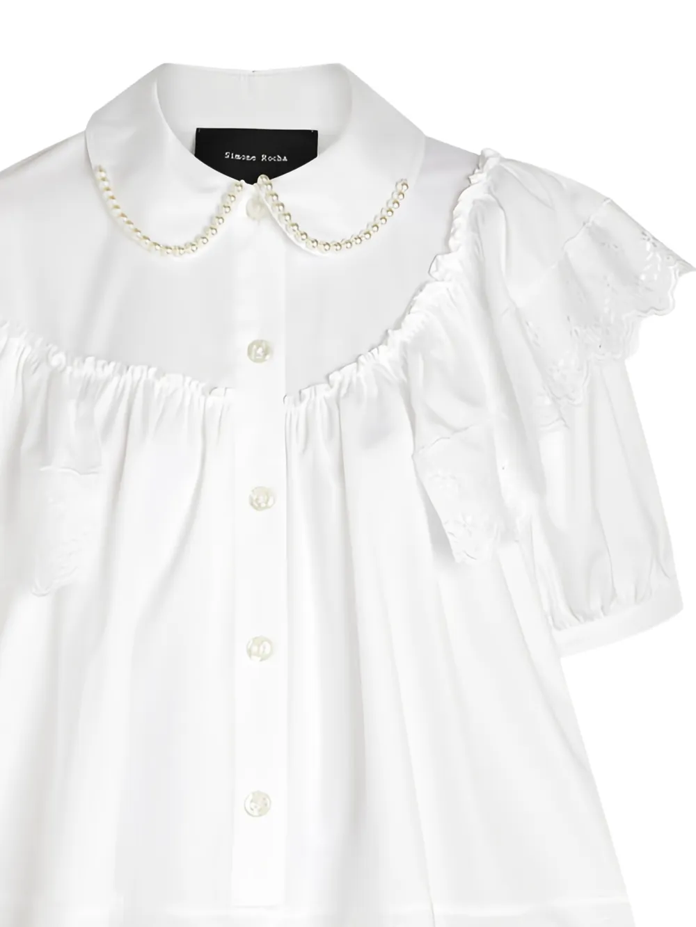  Simone Rocha Ruffled Shirt - White 