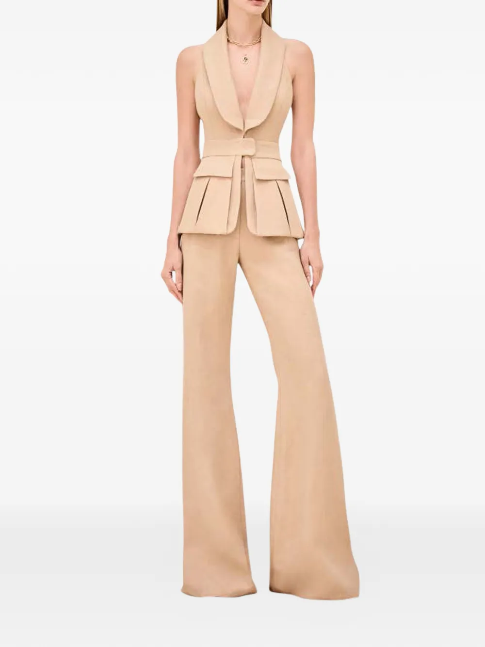  Alexis Samwell Flared Trousers - Neutrals 