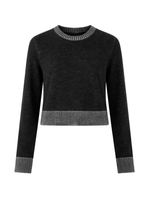 PATRICK ASSARAF ribbed knit crew-neck sweater